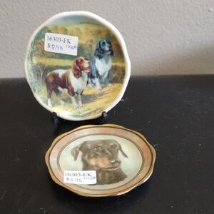 Dog Bone China Plates